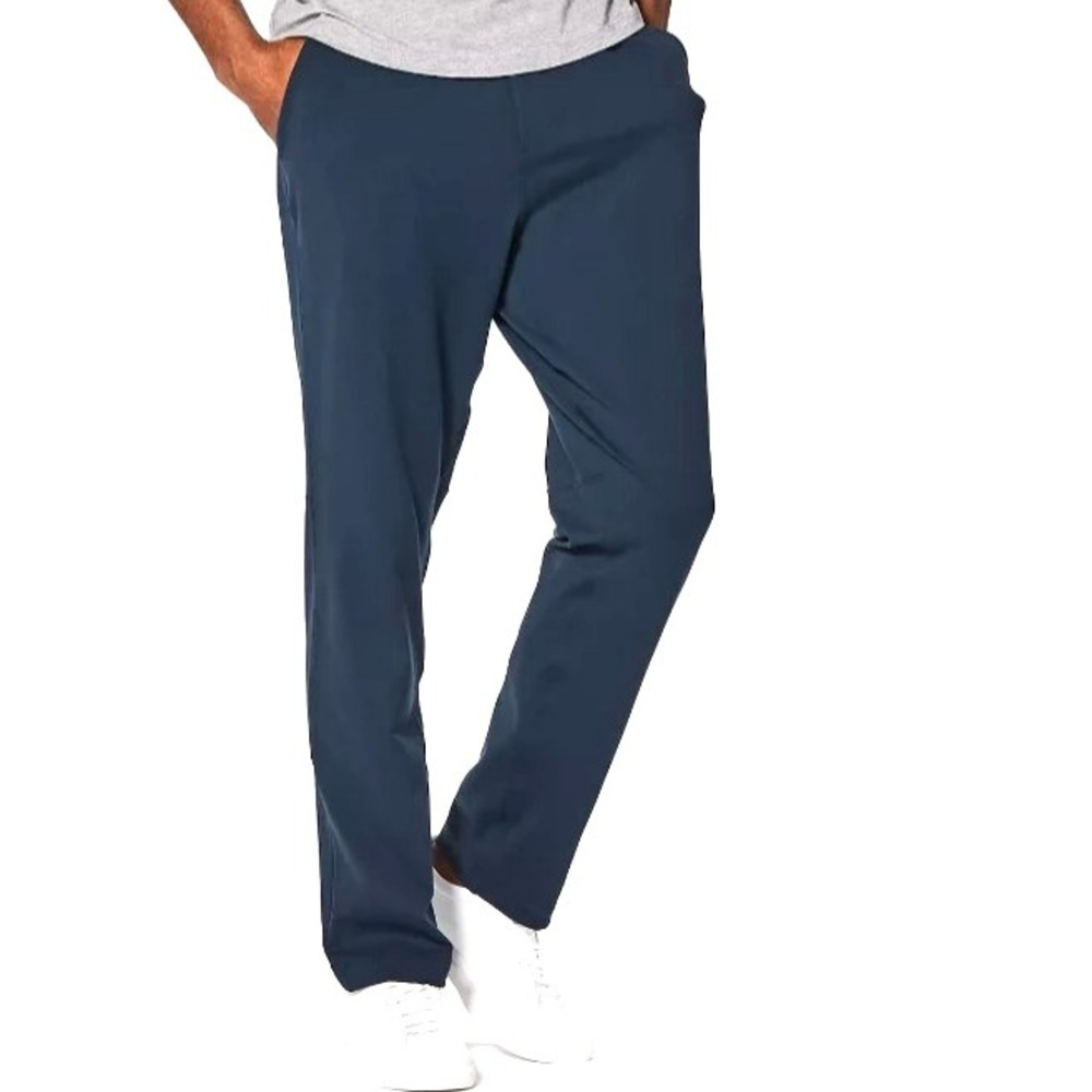 LULULEMON Mens XXL Navy Blue Discipline Pant Pull On Yoga Relaxed Casual Leisure